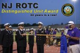 Lemoore' NJ ROTC unit receives its latest Unit Commendation Award.